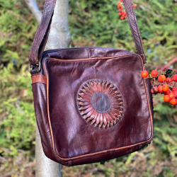 Bandolera antiEMF piel con...