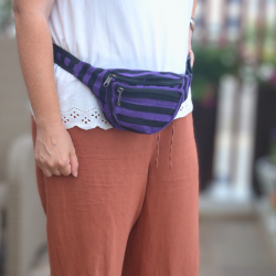 Riñonera rayada con...